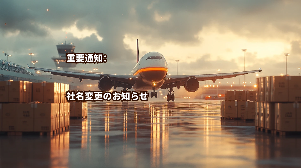 重要通知:社名変更のお知らせ 重要通知:社名変更のお知らせ