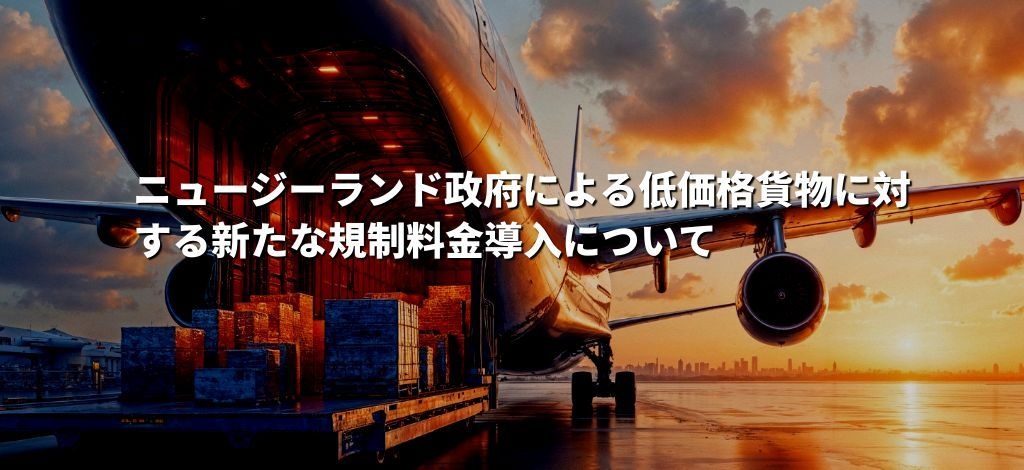ニュージーランド政府による低価格貨物に対する新たな規制料金導入について