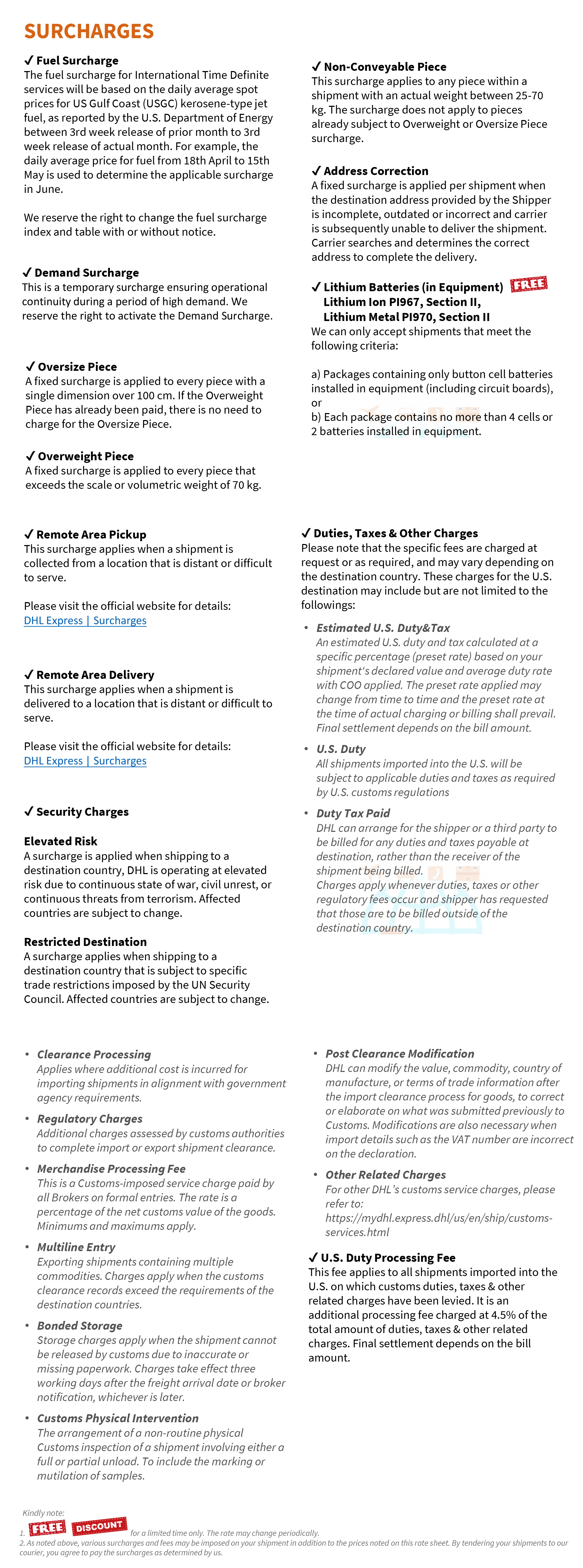 Your Rate & Service Guide - Image 3
